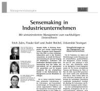 Sensemaking in Industrieunternehmen